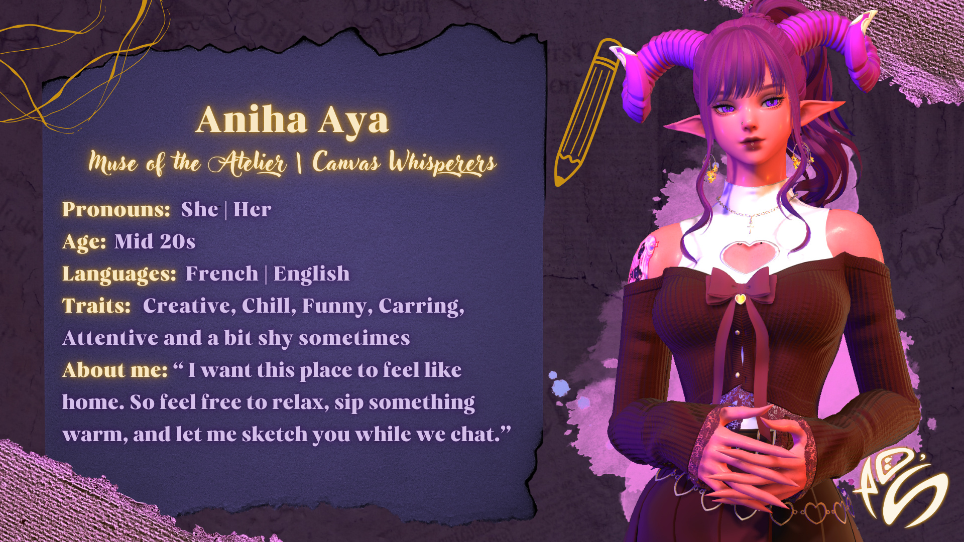 Muse of the Atelier | Canvas Whisperers